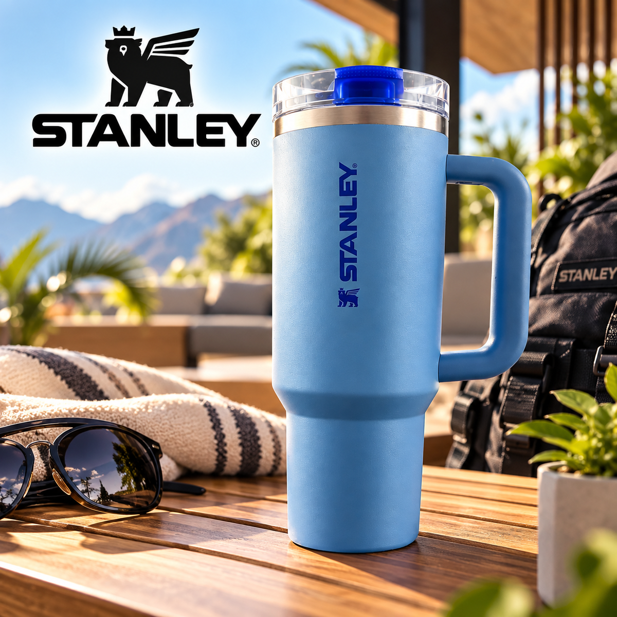 Stanley Quencher H2.0 40 oz — Azul