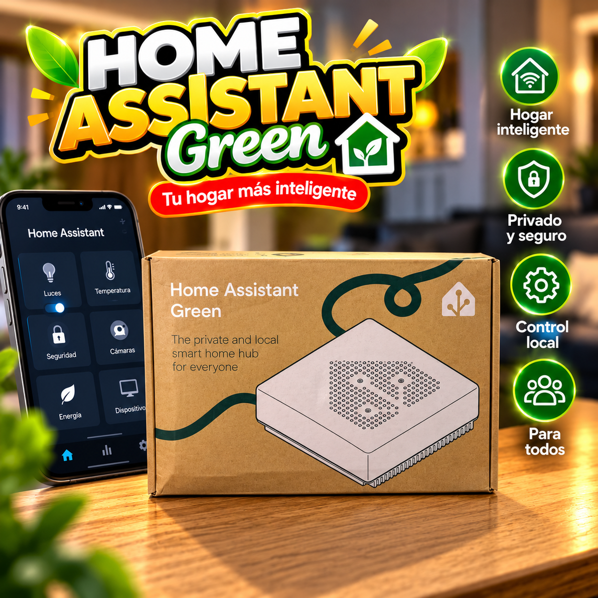 Home Assistant Green – Centro Inteligente Para Tu Hogar