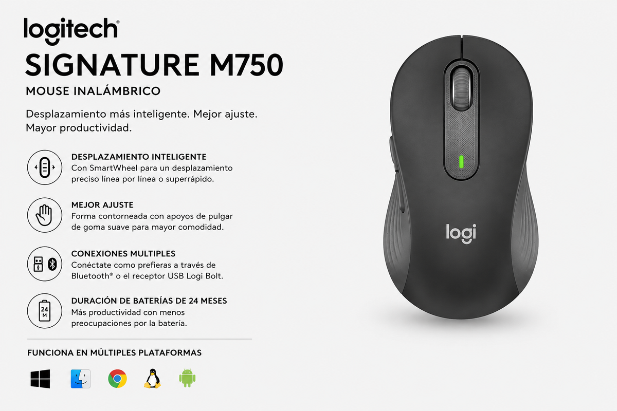 Ratón Logitech M705