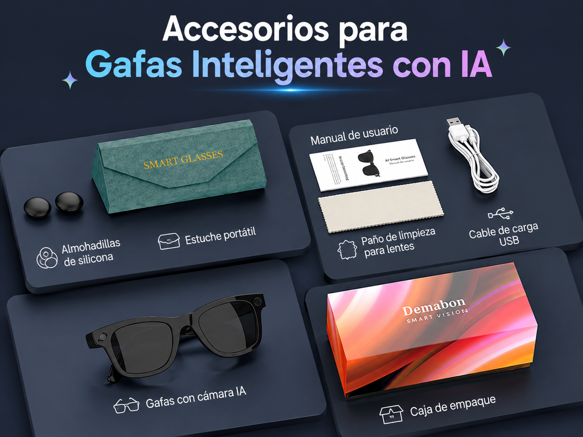Smart Glasses DEMABON 4K
