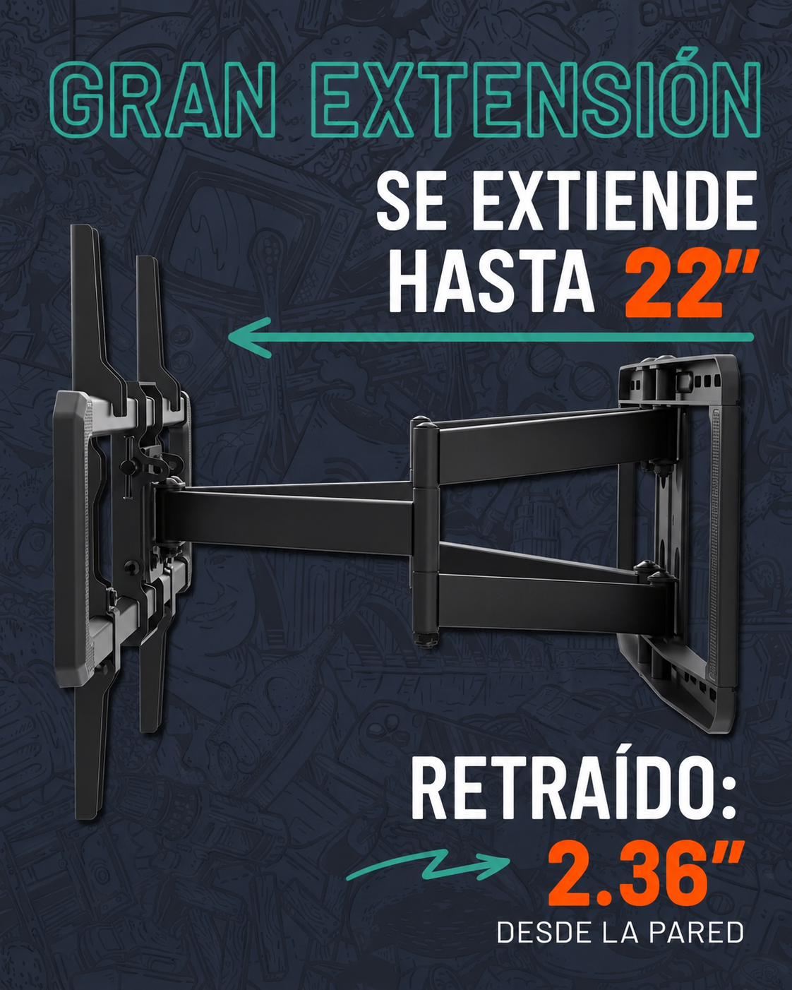 Soporte para Pantalla ECHOGEAR EGLF2