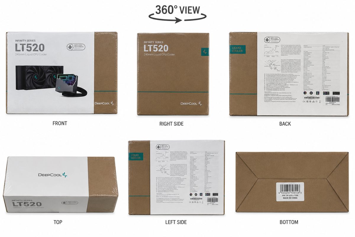 Enfriamiento Liquido - DEEPCOOL LT520 Negro