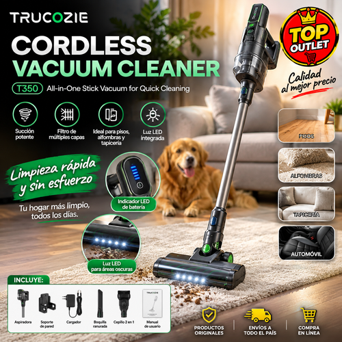 Aspiradora Inalambrica TRUCOZIE T350