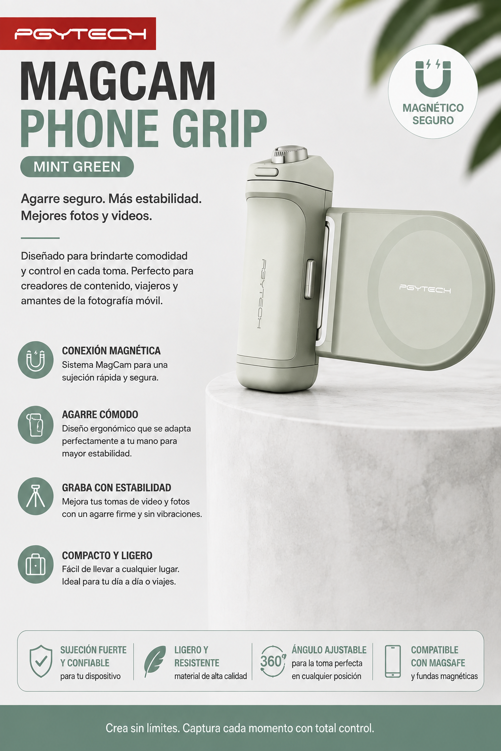 Empuñadura Para Teléfono MAGCAM PGYTECH