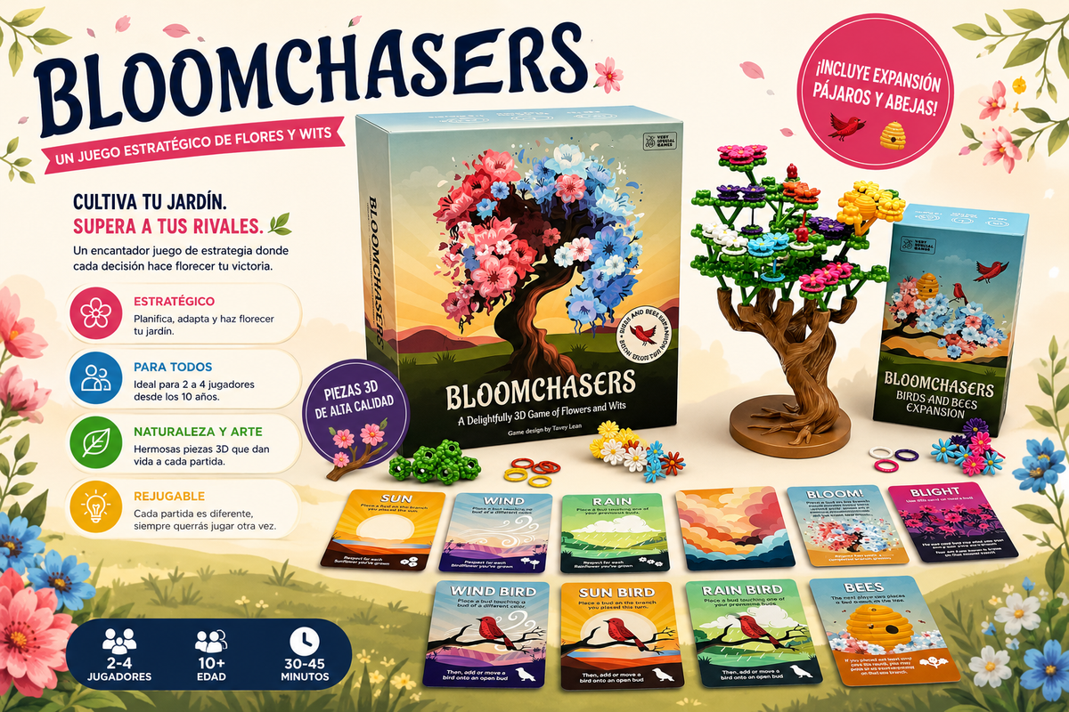 Juego de mesa 3D BLOOMCHASERS