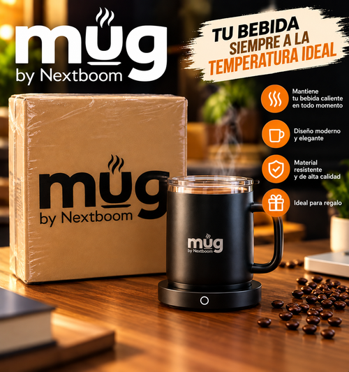 Mug by Nextboom – Taza con Base Calentadora para Mantener tu Bebida Caliente
