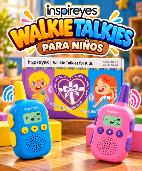 Walkie Talkies Inspireyes para Niños – Set de 2
