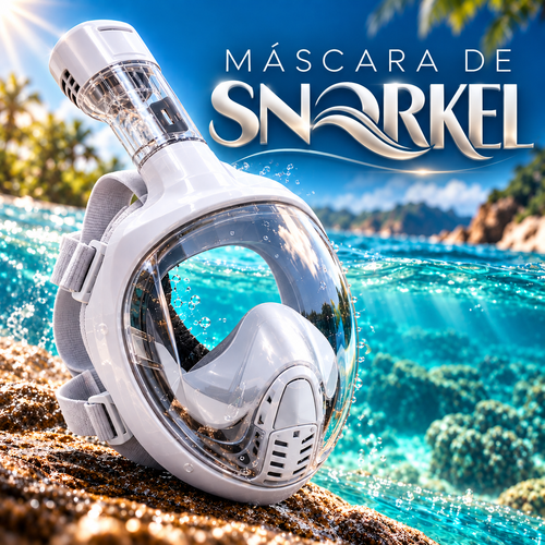 Máscara de Snorkel G2RISE SN01 — Blanca