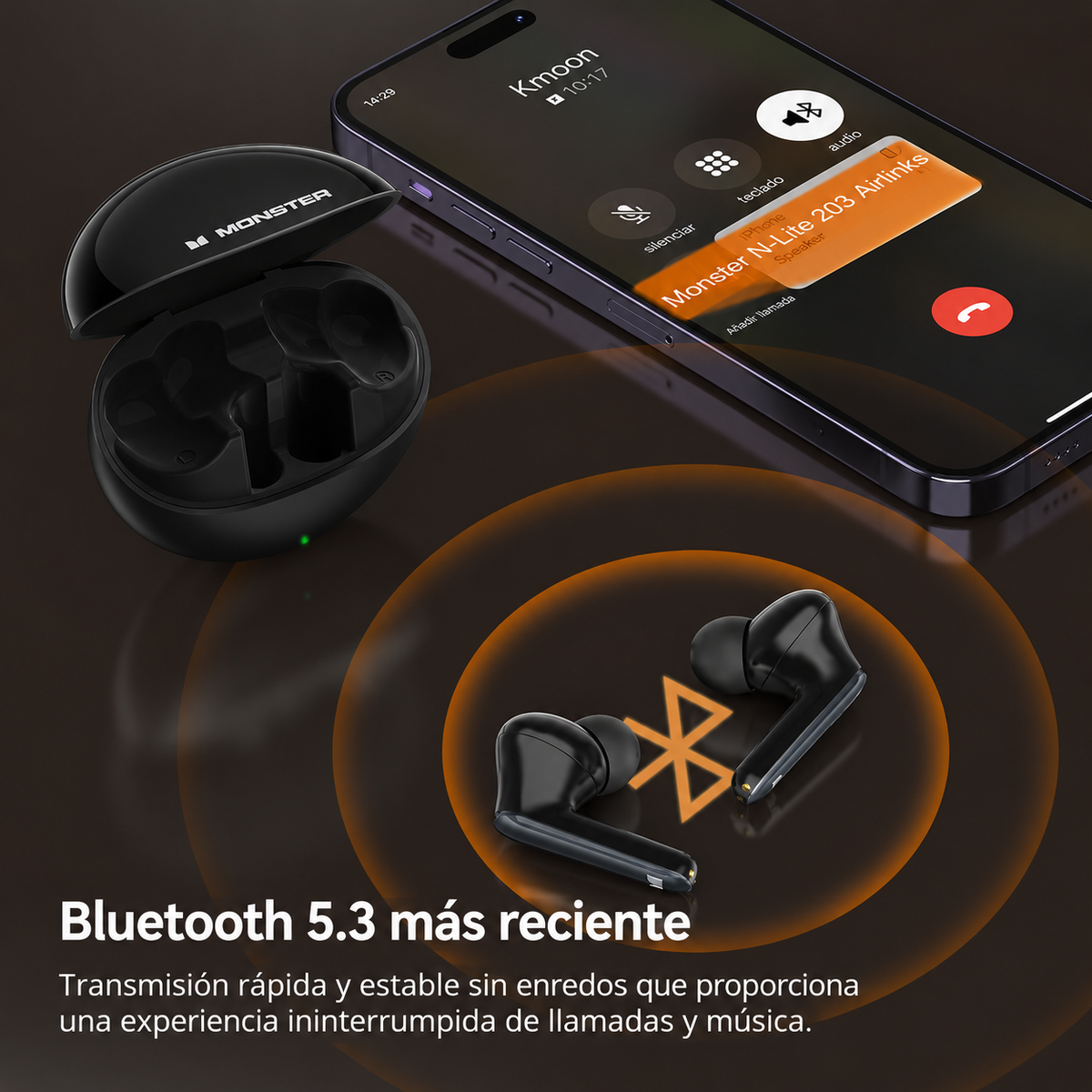 Audífonos MONSTER N-LITE 203 AIRLINKS