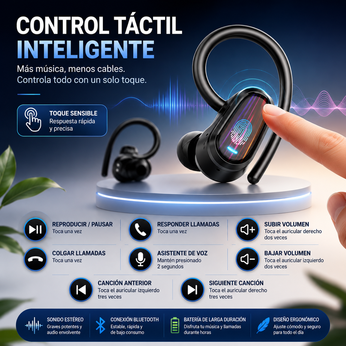 Audifonos OYIB S75 True Wireless Earbuds