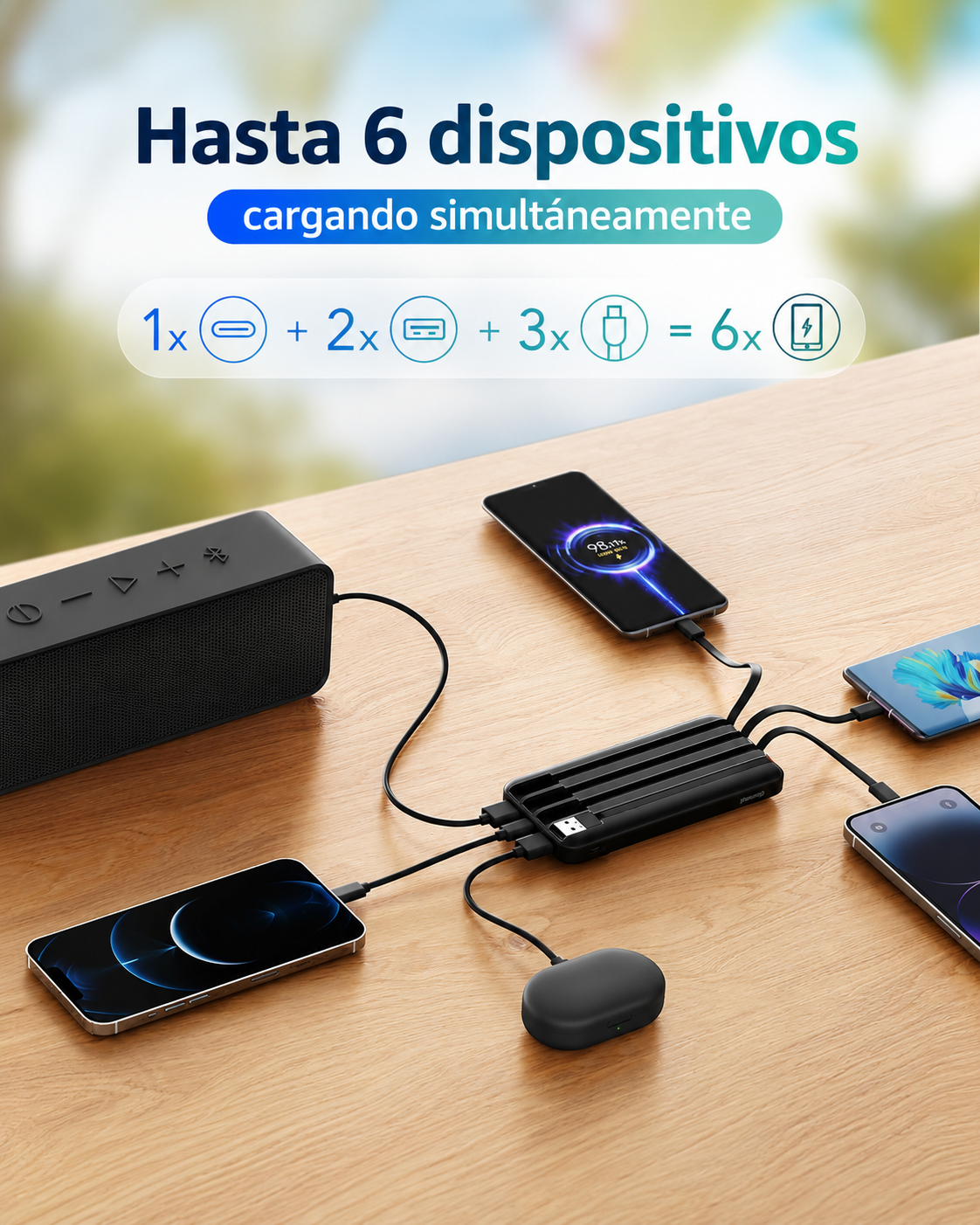 Bateria Portatil CHARMAST 20.0
