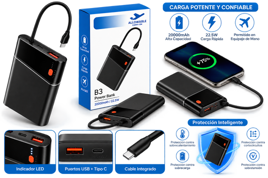Bateria Portatil B3