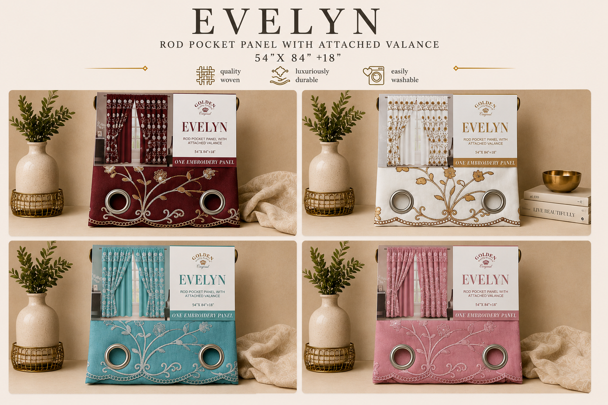 Cortinas Golden ¨Evelyn¨
