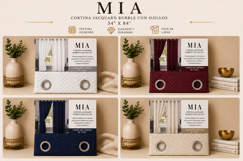 Cortinas Golden ¨Mia¨