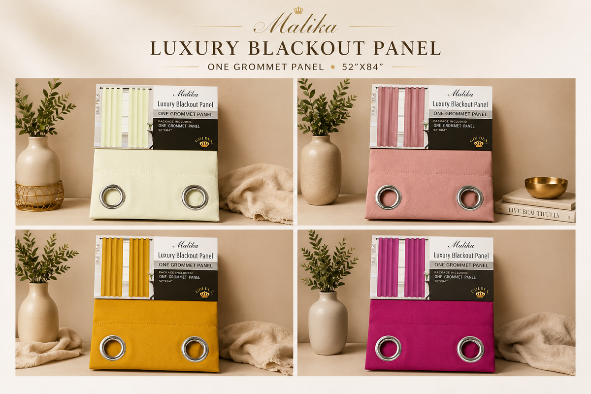 Cortinas Golden ¨Malika¨