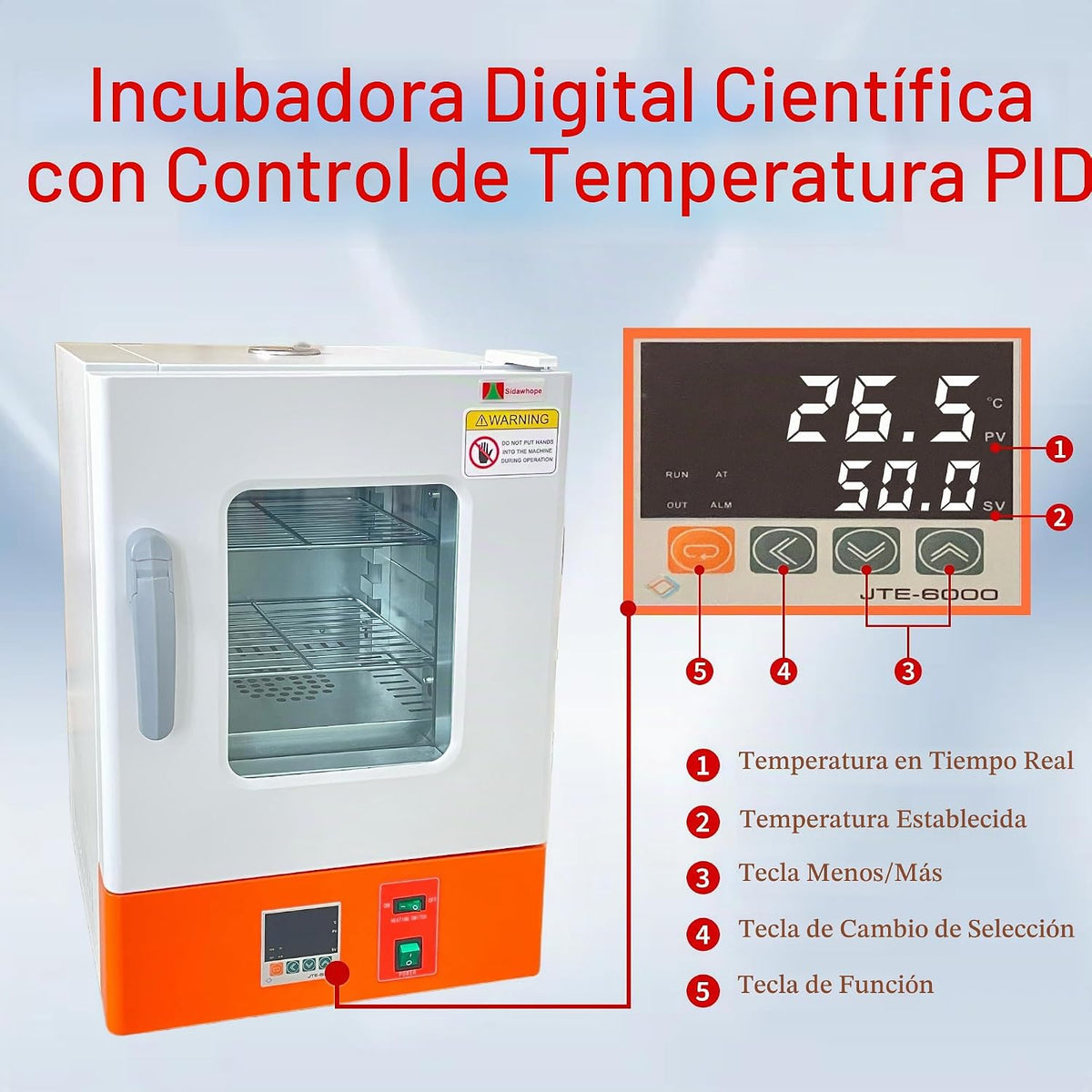 Incubadora de Temperatura SIDAWHOPE
