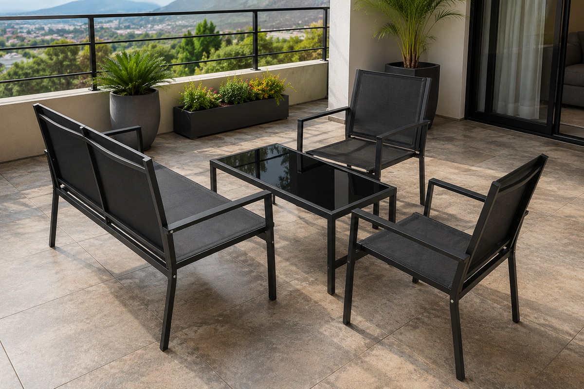 Set de Terraza (1 Mesa y 4 Sillas)