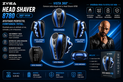 Rasuradora ZYIEA Head Shaver 8780