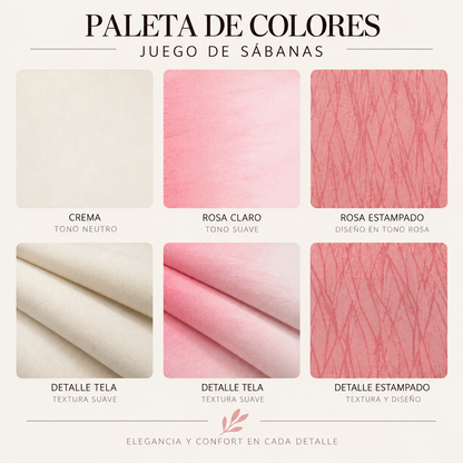 SET DE SÁBANAS KING SIZE DE 6 PIEZAS – BAMBOO COLLECTION
