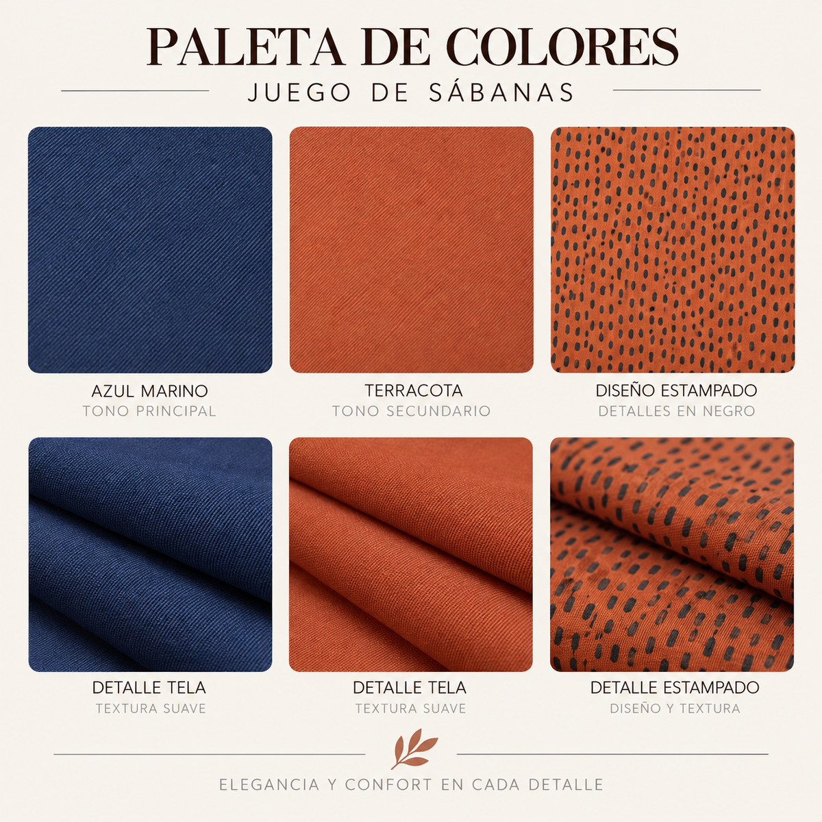 SET DE SÁBANAS KING SIZE DE 6 PIEZAS – BAMBOO COLLECTION