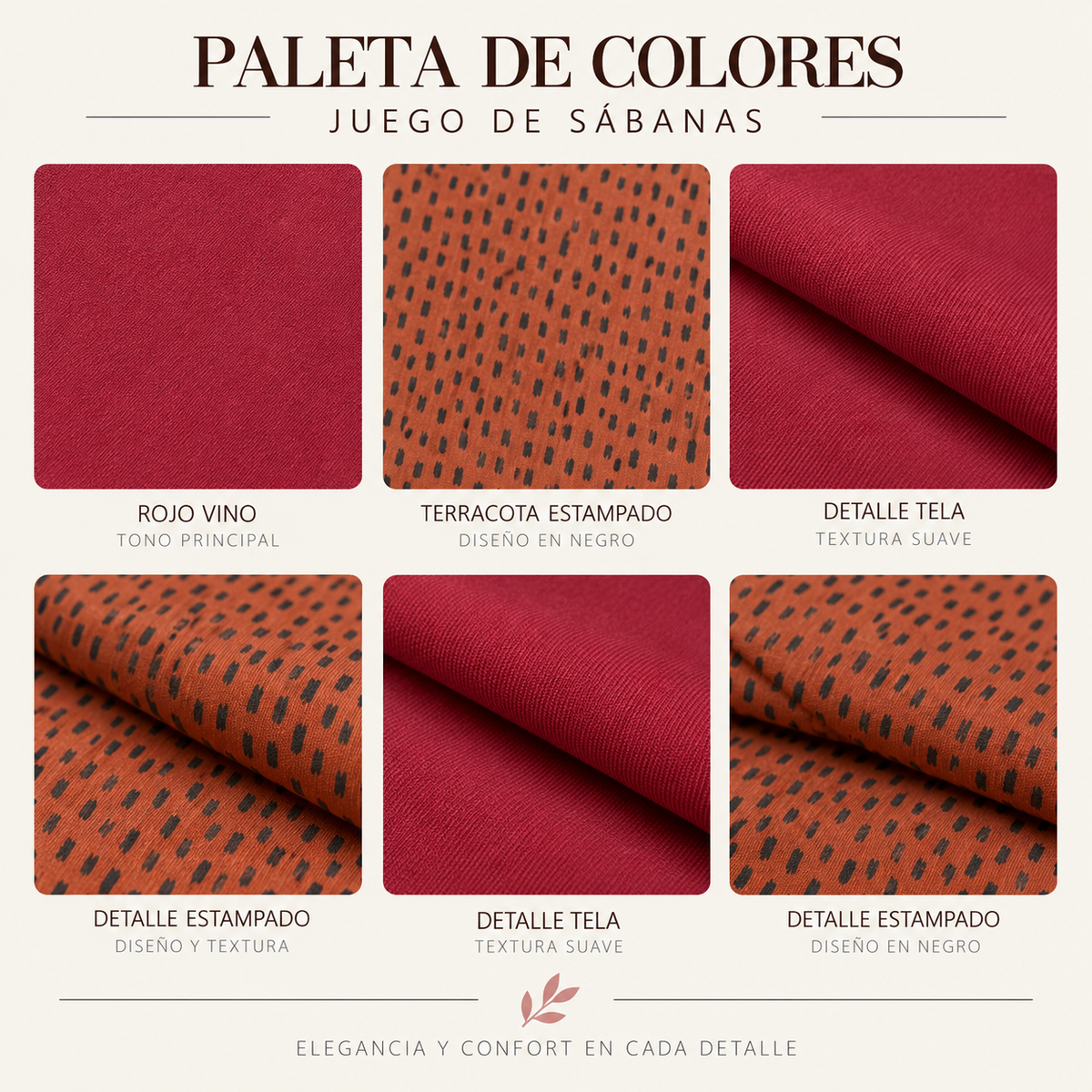 SET DE SÁBANAS KING SIZE DE 6 PIEZAS – BAMBOO COLLECTION
