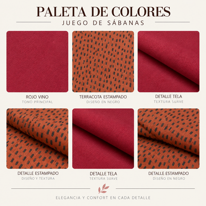 SET DE SÁBANAS KING SIZE DE 6 PIEZAS – BAMBOO COLLECTION