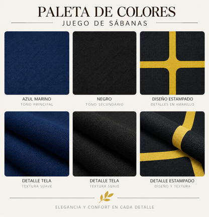 SET DE SÁBANAS KING SIZE DE 6 PIEZAS – BAMBOO COLLECTION
