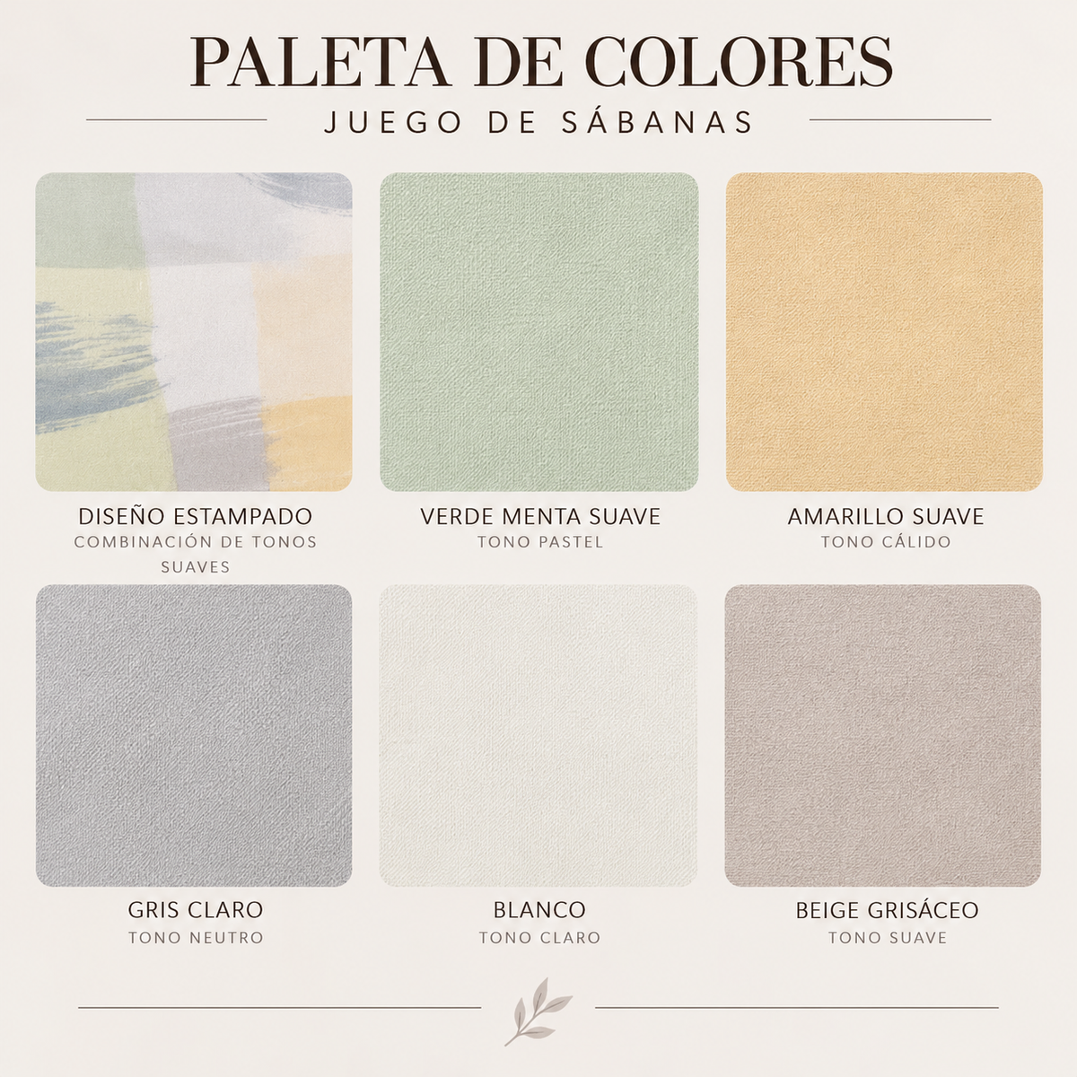 SET DE SÁBANAS KING SIZE DE 6 PIEZAS – BAMBOO COLLECTION