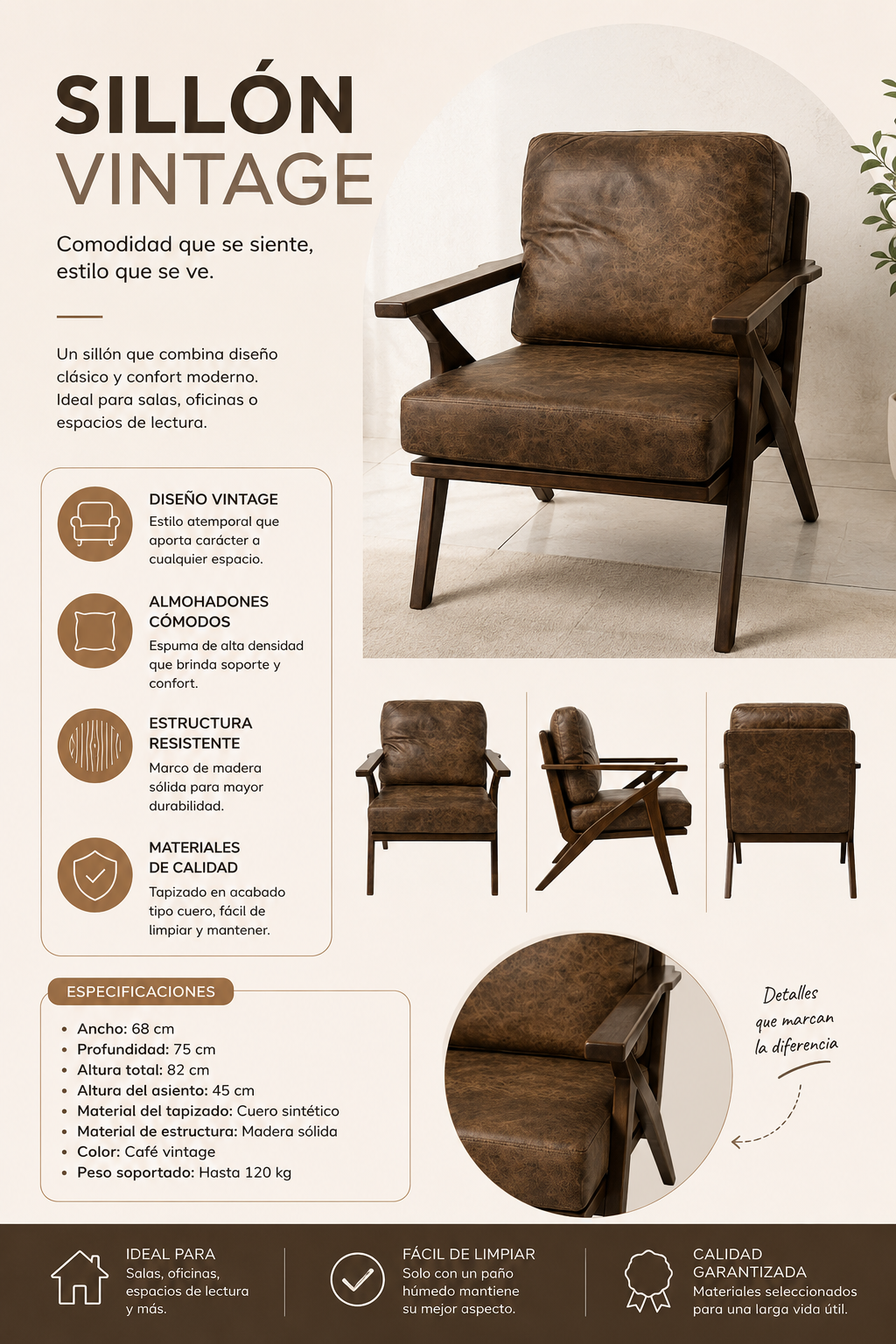 Sillón vintage