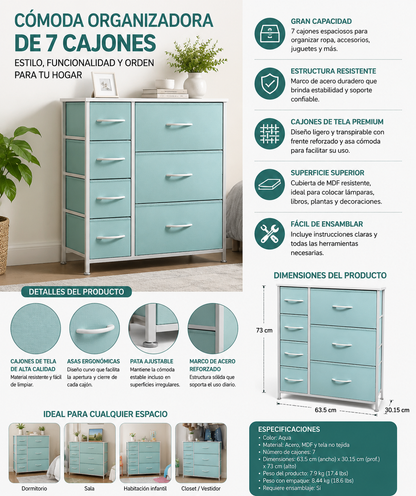 SORBUS de 7 Cajones
