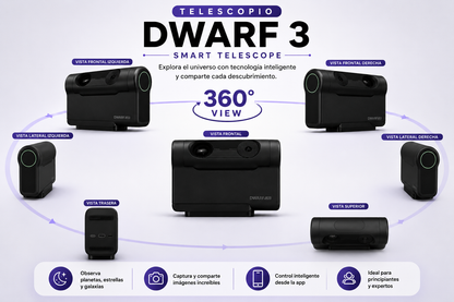 Telescopio Inteligente DWARF 3 Smart Telescope – Astronomía y Astrofotografía