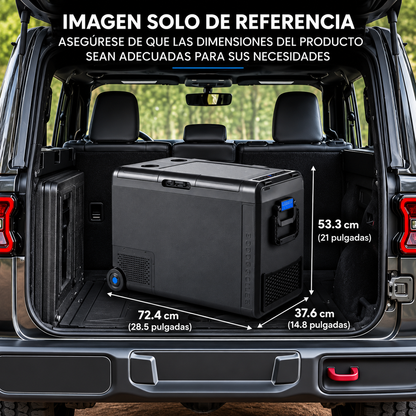Refrigerador y congelador portátil BODEGA QZW58 de 58 L