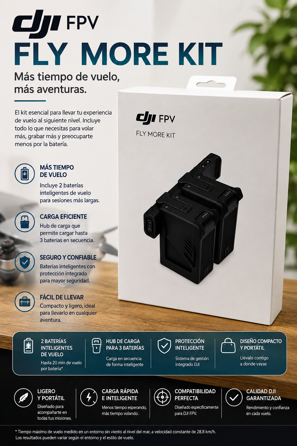 Kit DJI FPV Fly More para DJI FPV