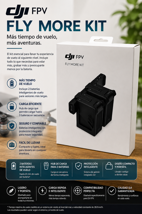 Kit DJI FPV Fly More para DJI FPV