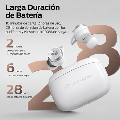 Audífonos MONSTER CLARITY 101PLUS AIRLINKS